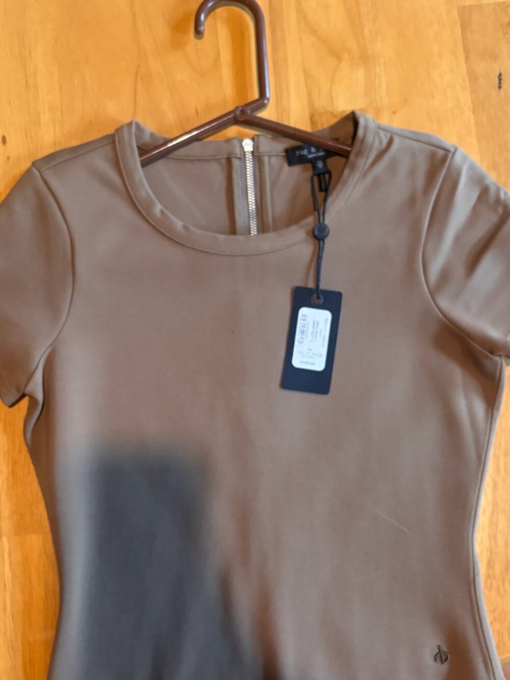 Rag & Bone Back-Zip Cropped Top